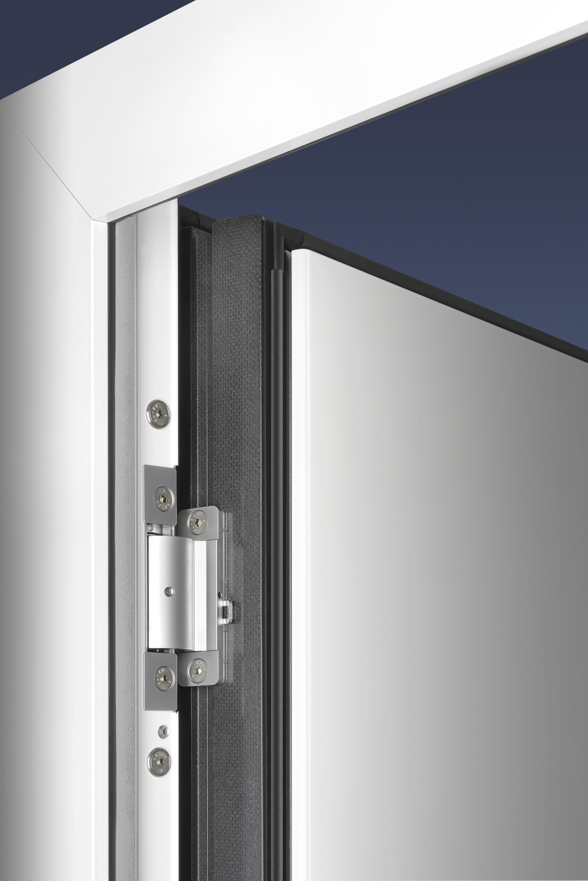 Nahaufnahme eines verdeckt liegendem Haustürbandes