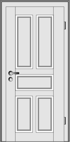 Rahmentür (Füllungstür)