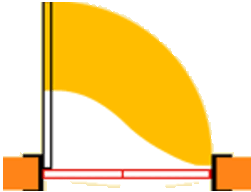 Funktionsweise / Platzbedarf einer Raumspartür