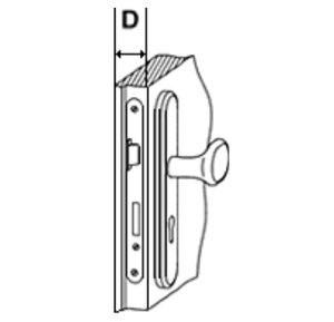 Skizze, wo die Stiftlänge gemessen werden sollte