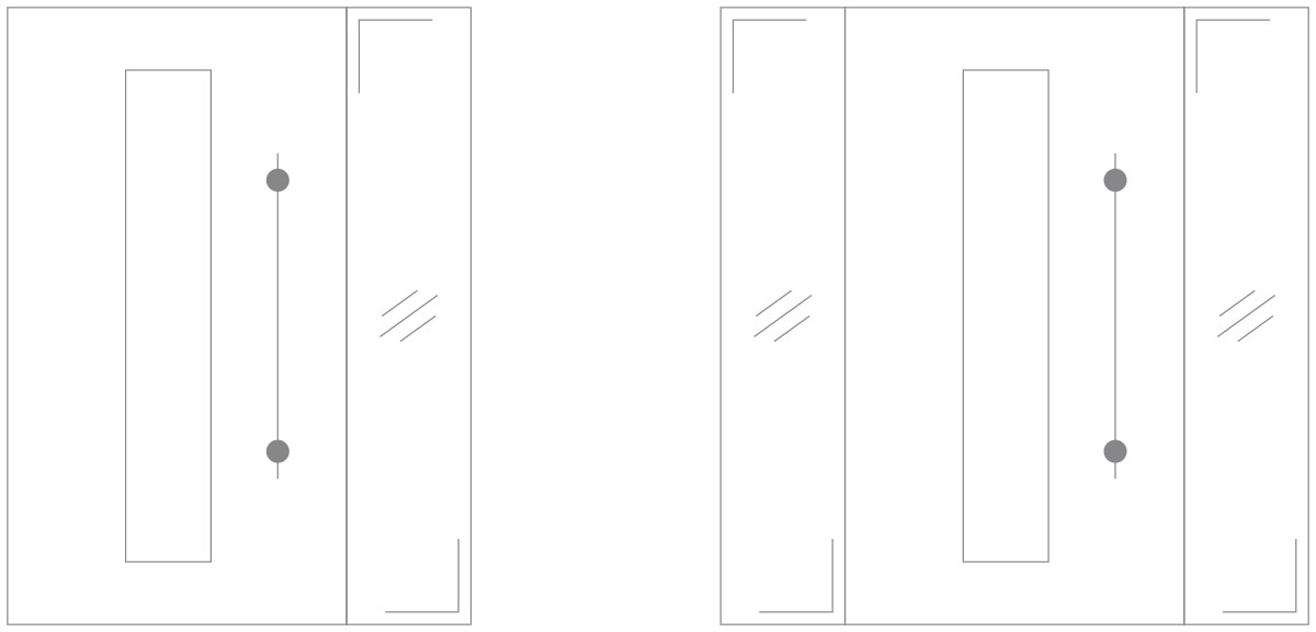 Seitenteile für Haustüren