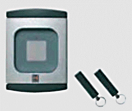 Foto eines Transportertasters mit 2 Transpondern