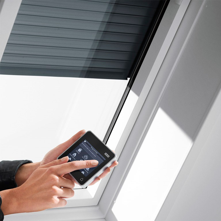 Rollladen der mit Fernbedienung geschlossen wird
