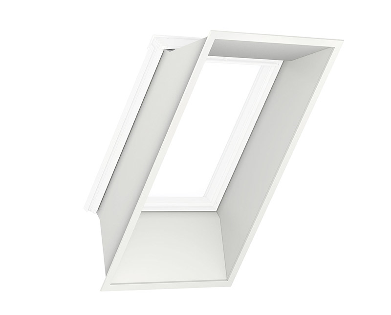 Modell des Innenfutters eines Dachfensters